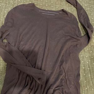 Fun reversible brown cotton sweater. PERFECT for summer